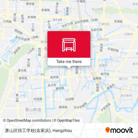 萧山区技工学校(金家浜) map