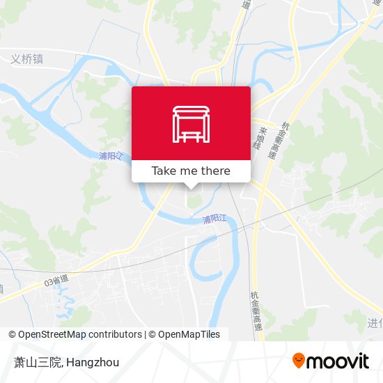 萧山三院 map
