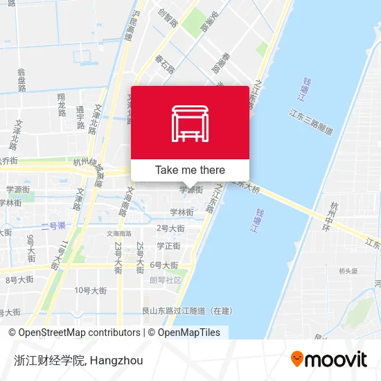 浙江财经学院 map