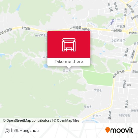 灵山洞 map