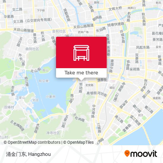 涌金门东 map
