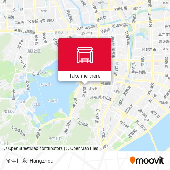 涌金门东 map