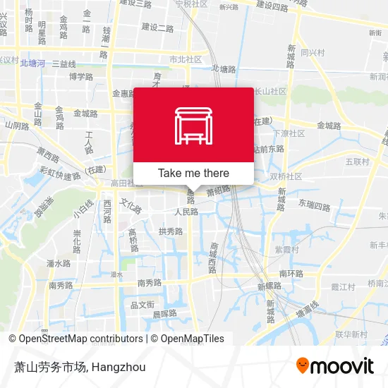 萧山劳务市场 map