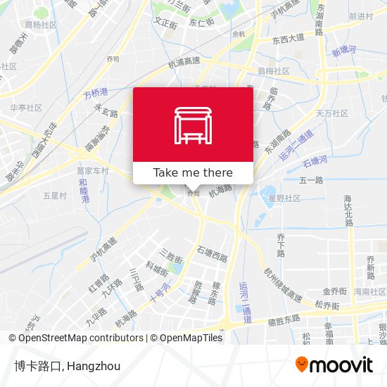 博卡路口 map