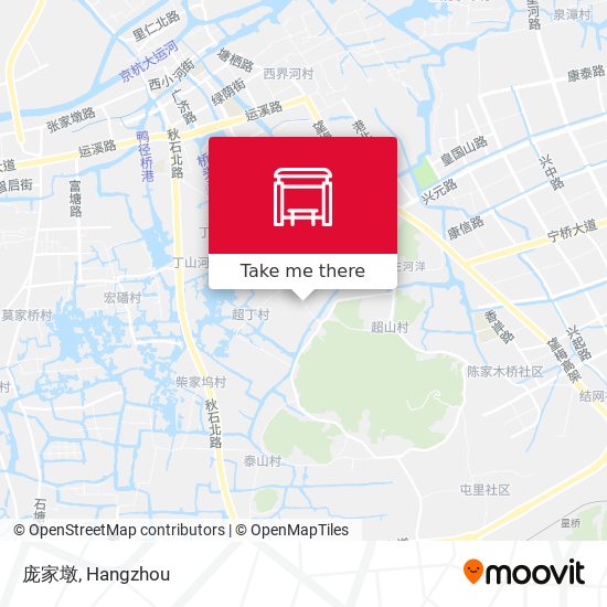 庞家墩 map