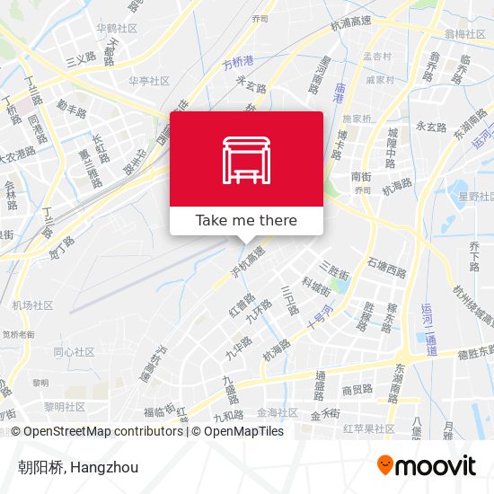 朝阳桥 map