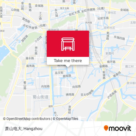 萧山电大 map