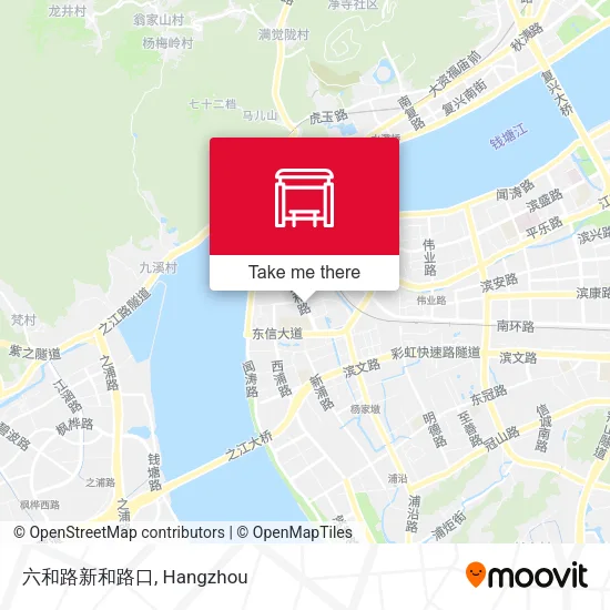 六和路新和路口 map