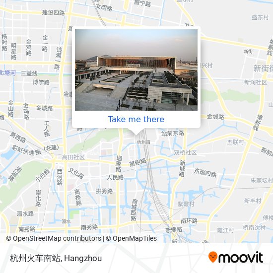 杭州火车南站 map