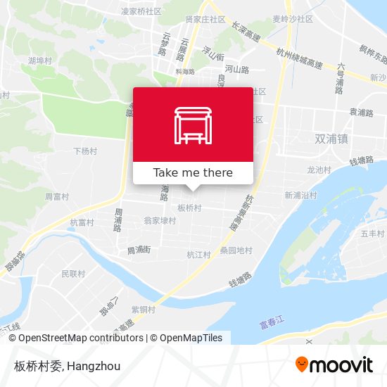 板桥村委 map