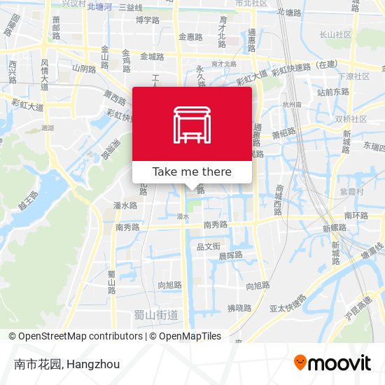 南市花园 map
