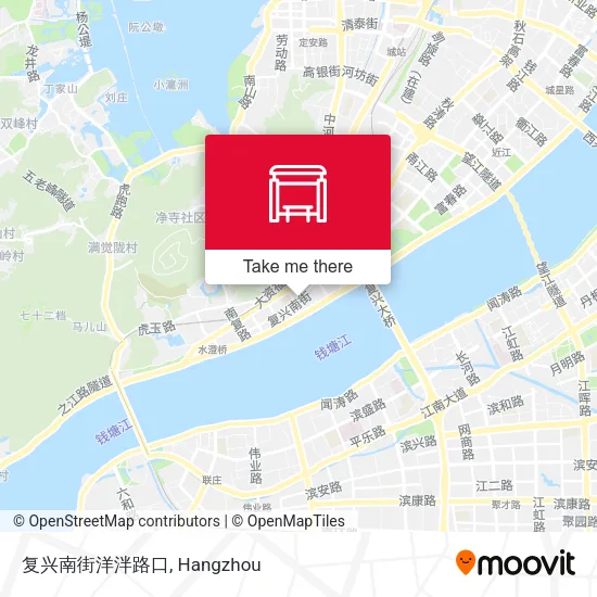 复兴南街洋泮路口 map