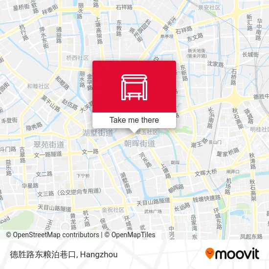 德胜路东粮泊巷口 map