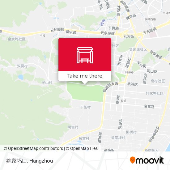 姚家坞口 map