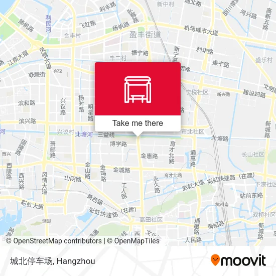 城北停车场 map
