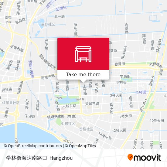 学林街海达南路口 map