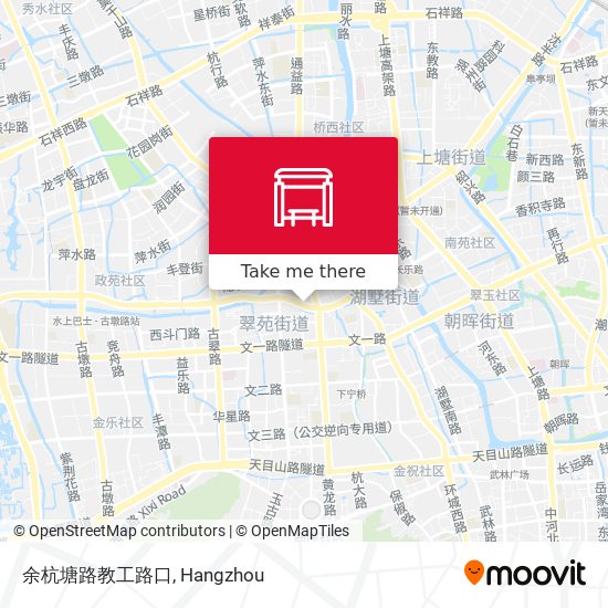 余杭塘路教工路口 map