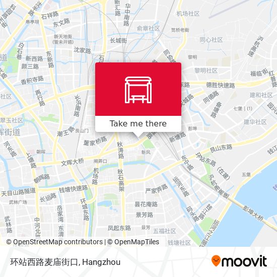 环站西路麦庙街口 map