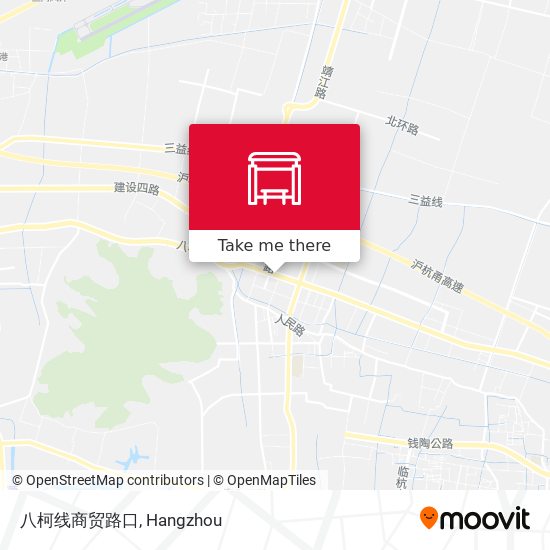八柯线商贸路口 map