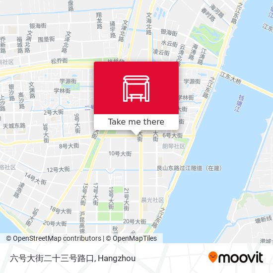 六号大街二十三号路口 map