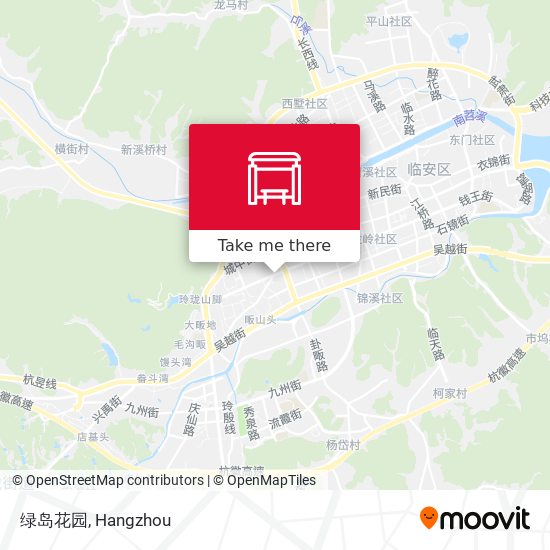 绿岛花园 map