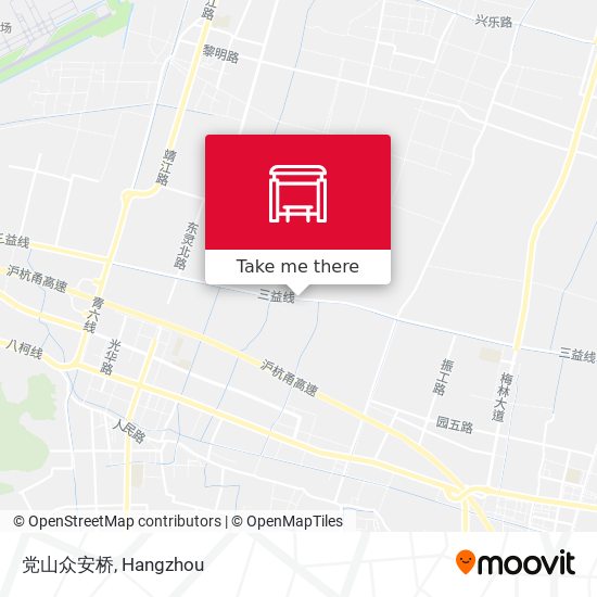 党山众安桥 map