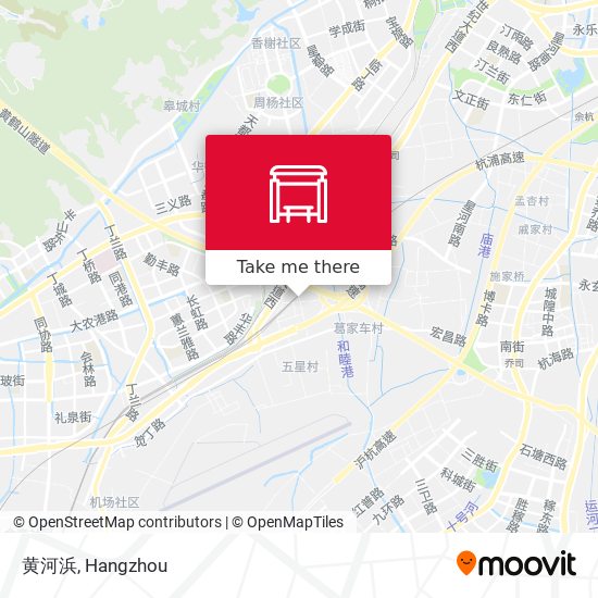 黄河浜 map