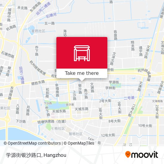 学源街银沙路口 map