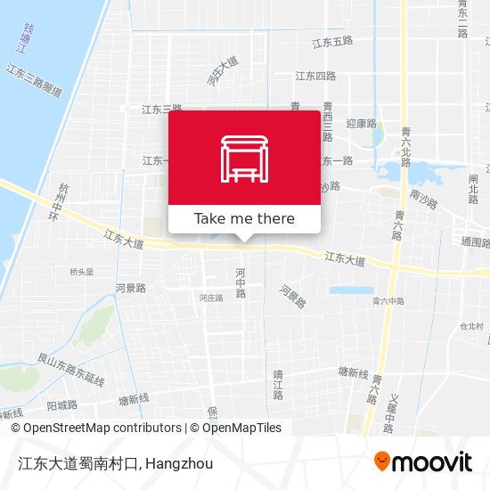 江东大道蜀南村口 map