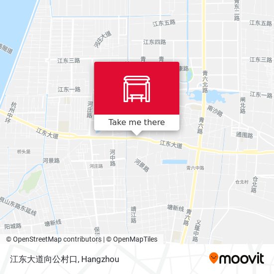 江东大道向公村口 map