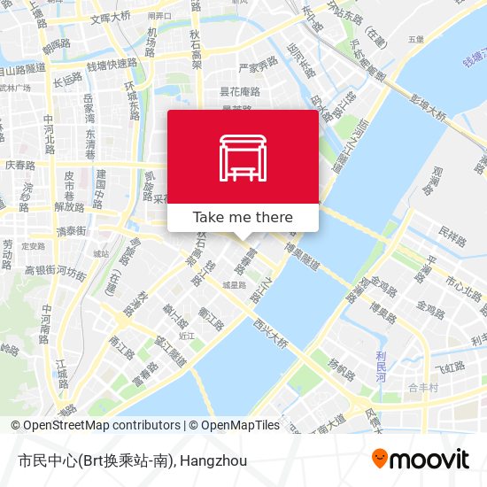 市民中心(Brt换乘站-南) map