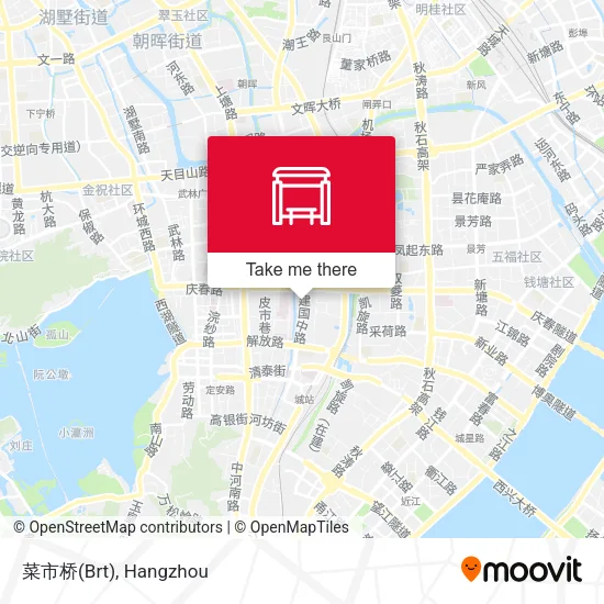 菜市桥(Brt) map