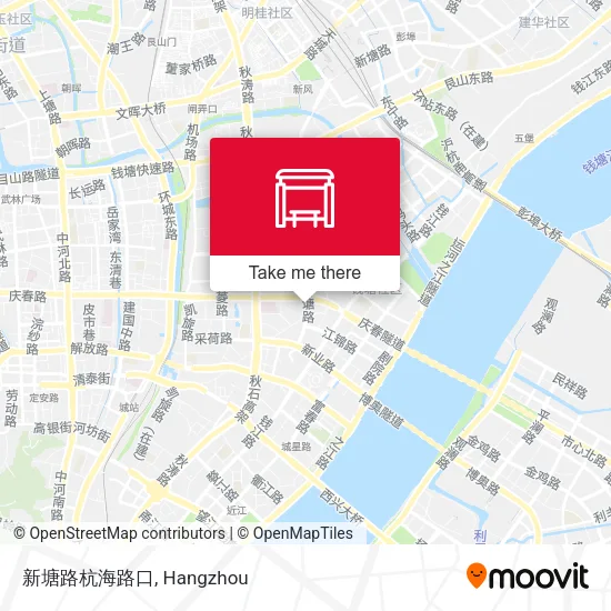 新塘路杭海路口 map