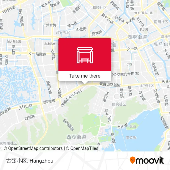 古荡小区 map
