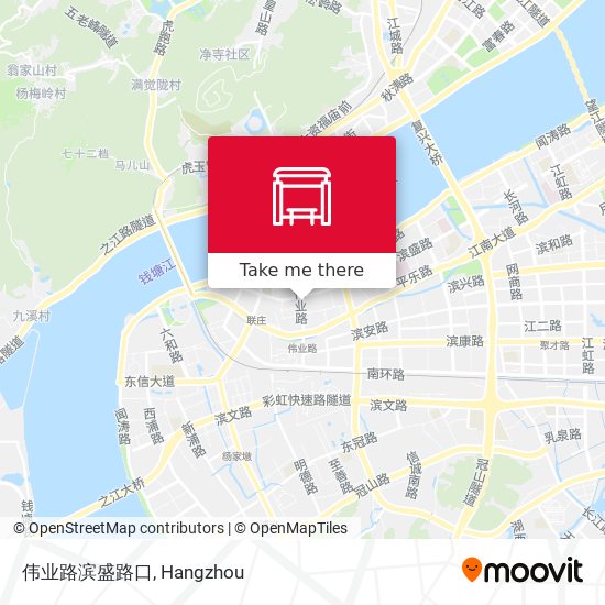 伟业路滨盛路口 map