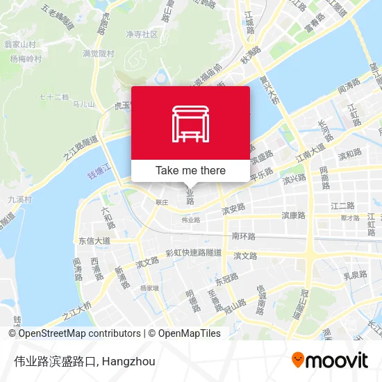 伟业路滨盛路口 map