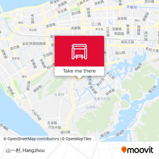 山一村 map