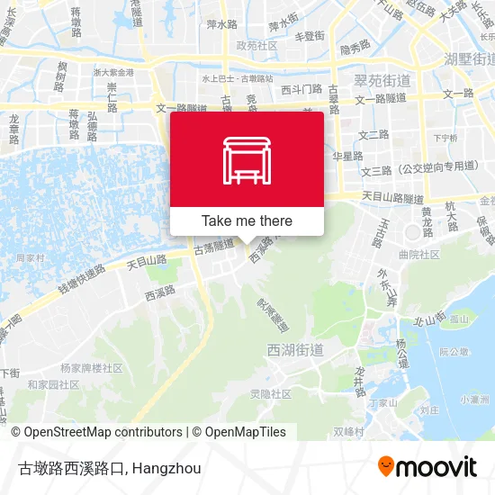 古墩路西溪路口 map