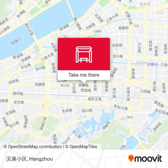 滨康小区 map