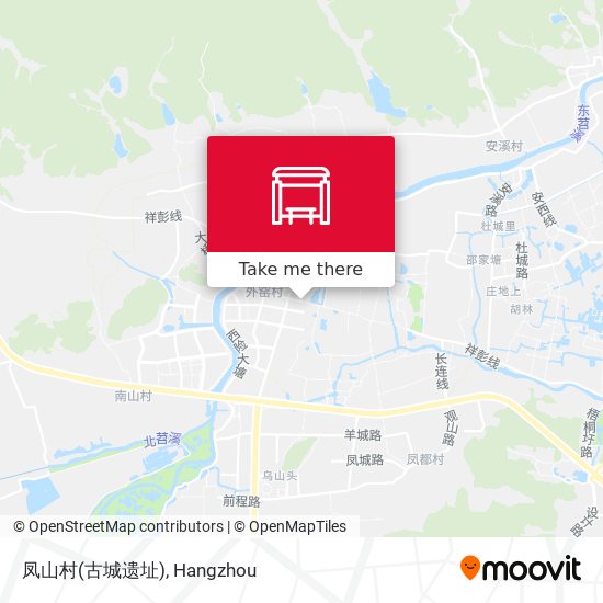 凤山村(古城遗址) map