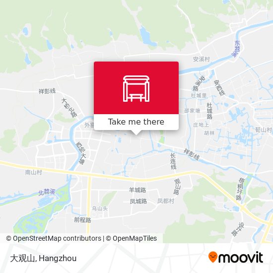 大观山 map