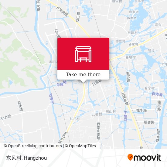 东风村 map