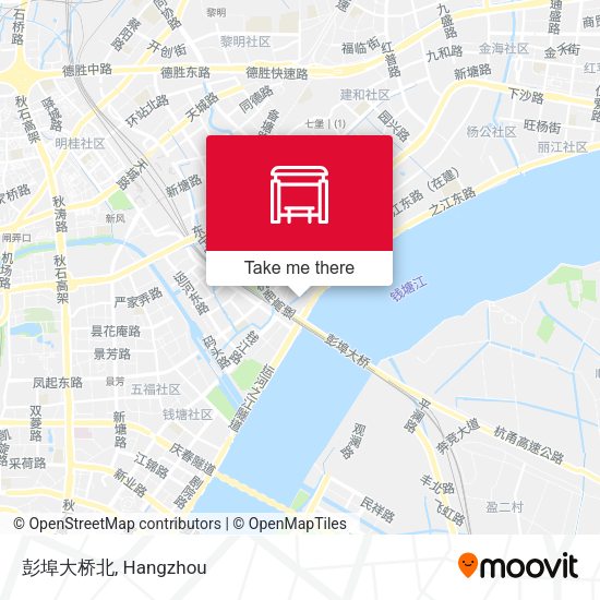 彭埠大桥北 map