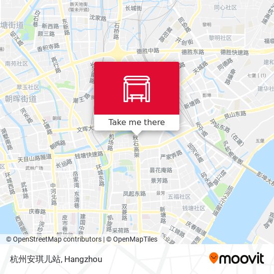 杭州安琪儿站 map