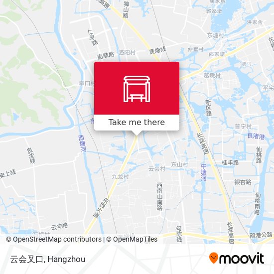 云会叉口 map