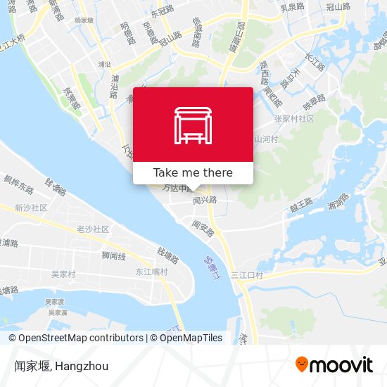 闻家堰 map