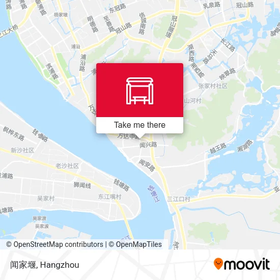 闻家堰 map