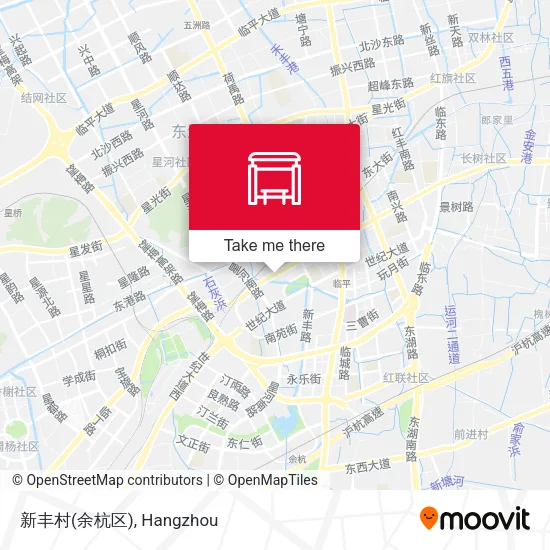 新丰村(余杭区) map