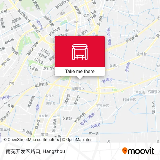 南苑开发区路口 map