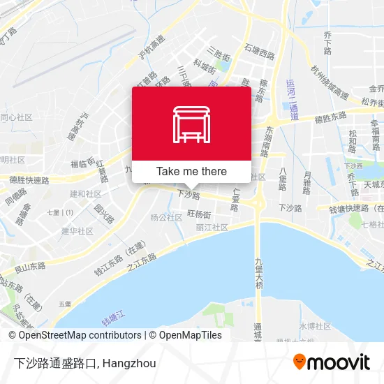 下沙路通盛路口 map